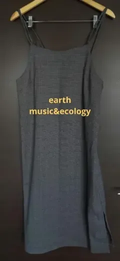 earth music&ecology グレンチェック キャミワンピース