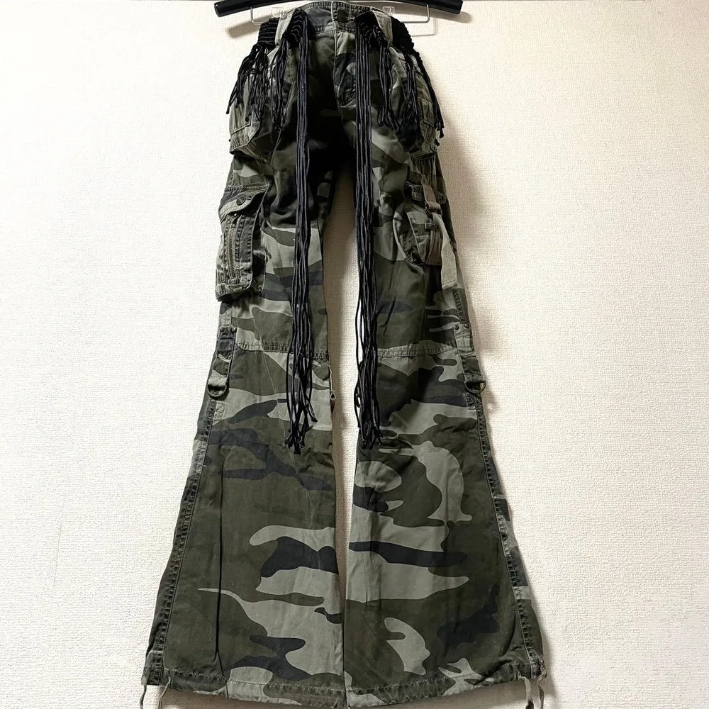 gimmick Cargo Pants フレア カーゴパンツ goa lgb