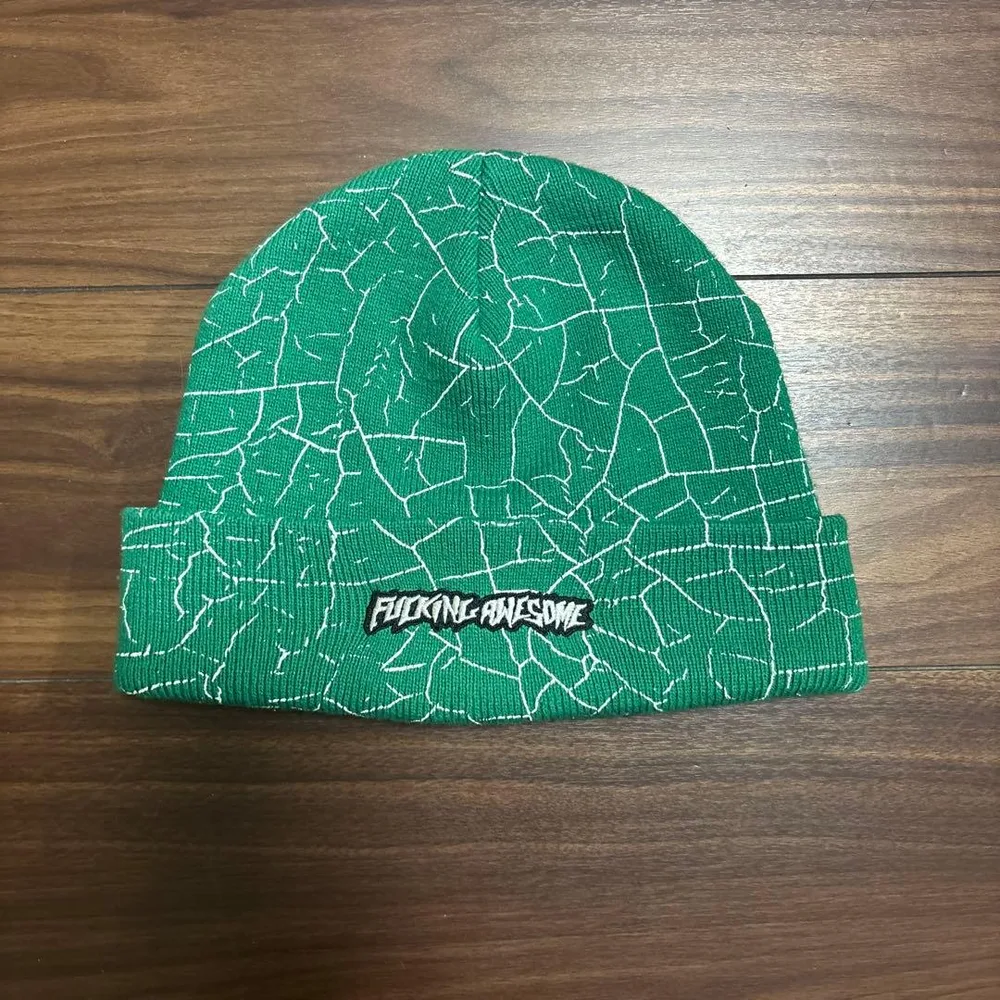 【値下げ可能】FUKING AWESOME ニット帽 ビーニー グリーン