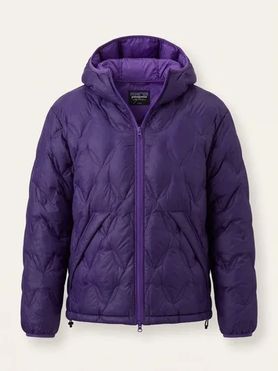 ダウンジャケット パープル M