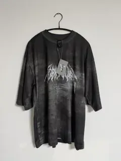 LYFT デスメタル メッシュ ビッグTシャツ 黒 S