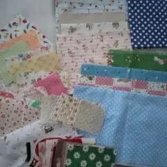 はぎれ まとめ売り 布地 ハンドメイド 手芸 ファンシー ドット 花柄 レトロ