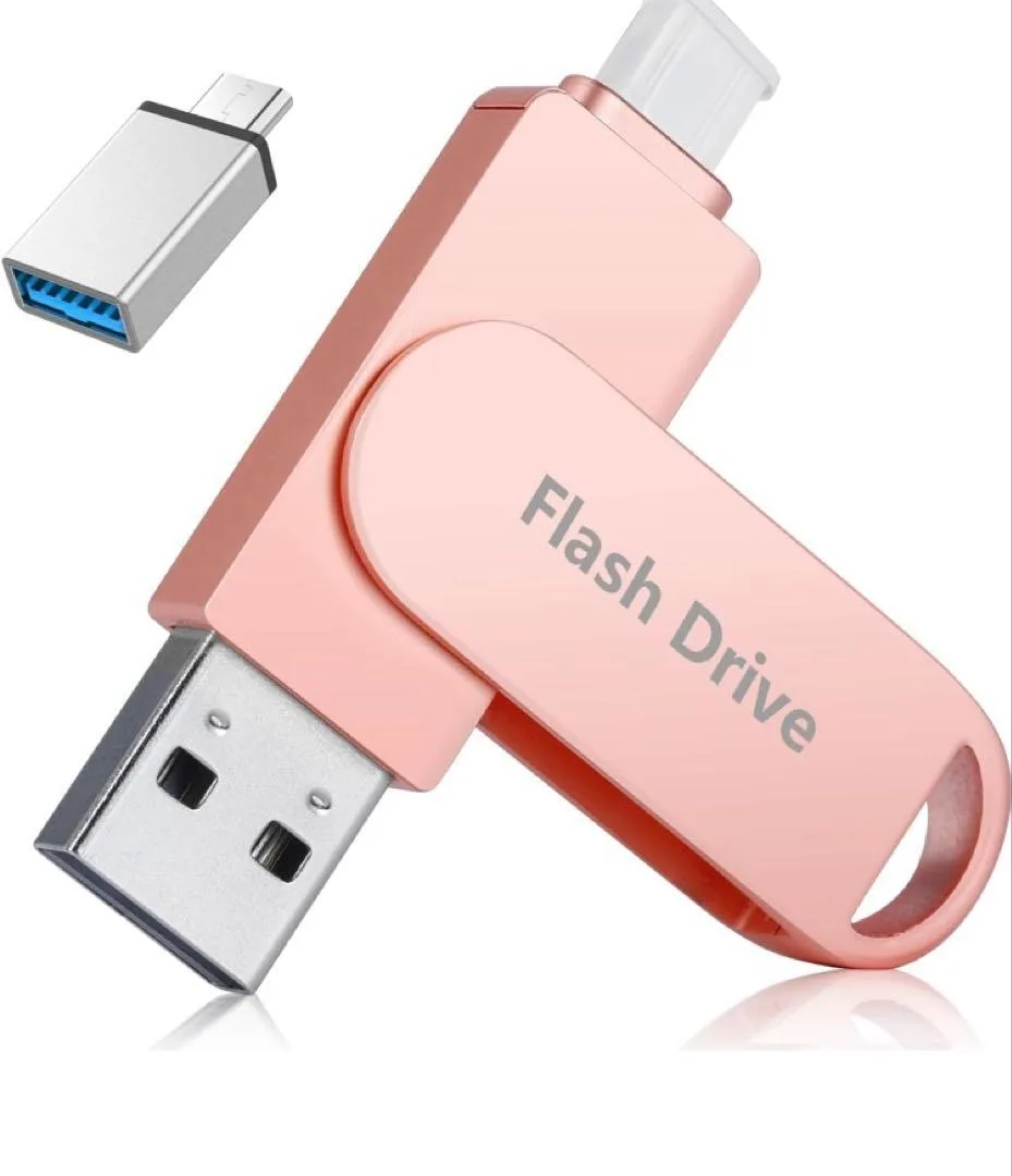128GB 3in1 USBメモリー USB-C/Lightning/USB-A