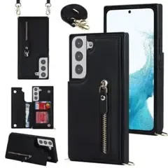 ★GalaxyS20plus ケース 手帳型 RFID防止 ストラップ付き