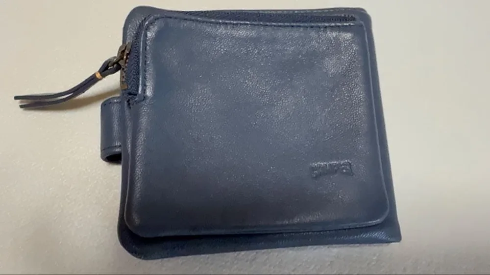 カンペール Soft Leather 財布 (ネイビー)