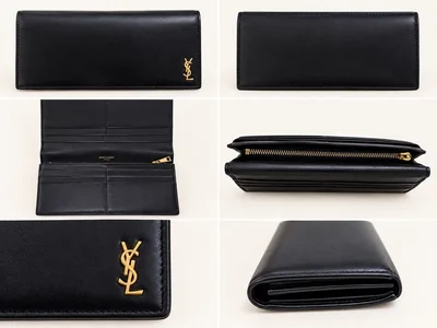 美品! SAINT LAURENT サンローラン 長財布 ブラック