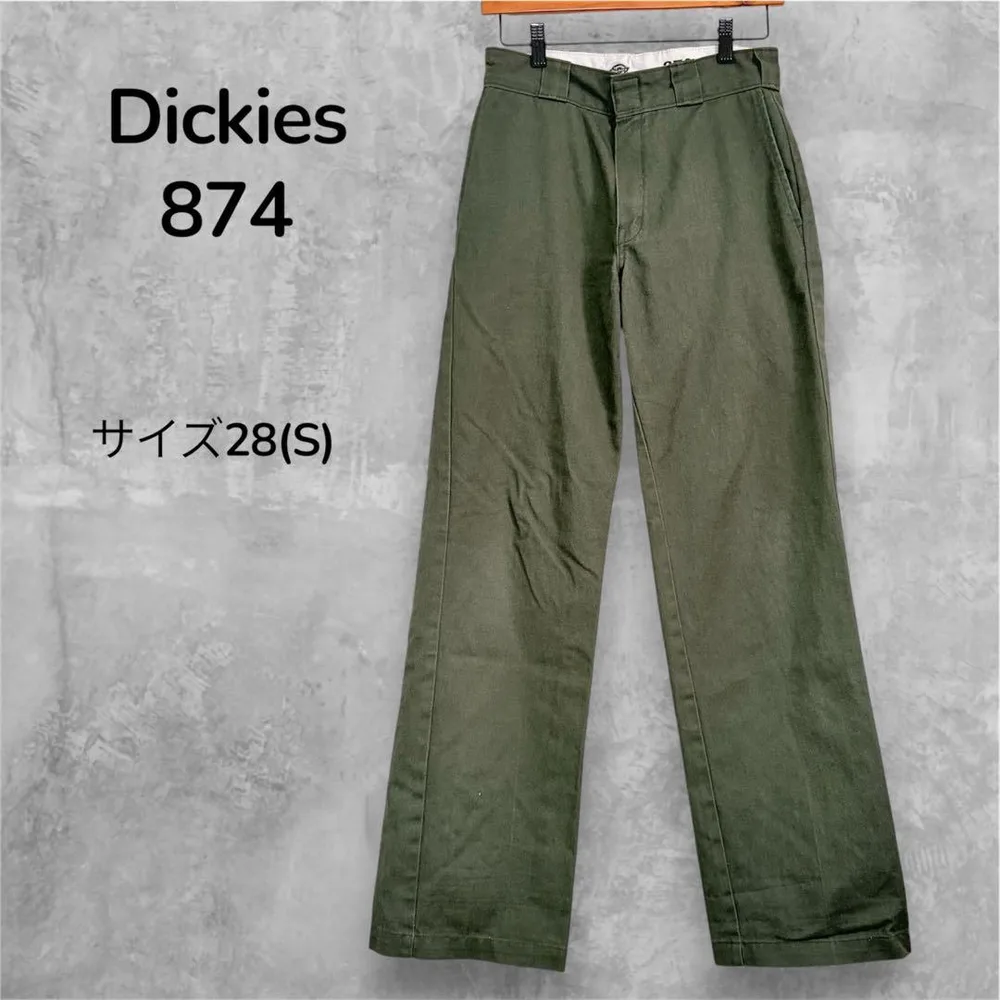 Dickies 874 ワークパンツ オリーブグリーン 28(S)