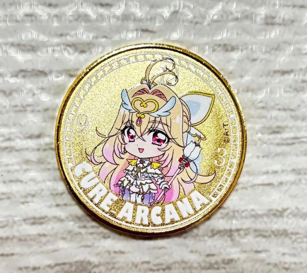 名探偵プリキュア 東映ミュージアム 限定 記念メダル キュアアルカナ ホワイト