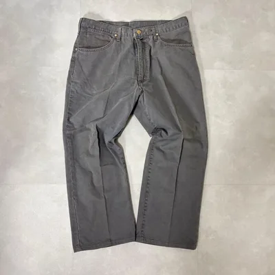 90s Wrangler ストレートデニム グレー アメカジ Y2K ストリート