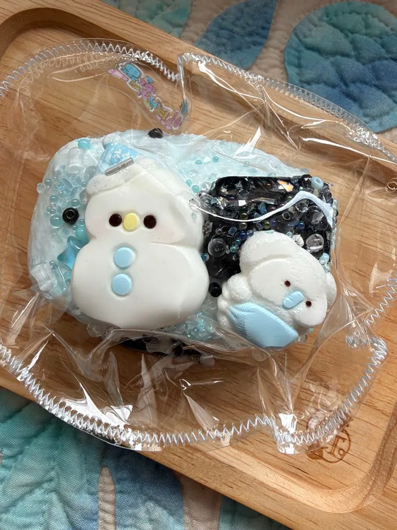 【新品未使用】雪だるま アニマル スクイーズ ゴドン