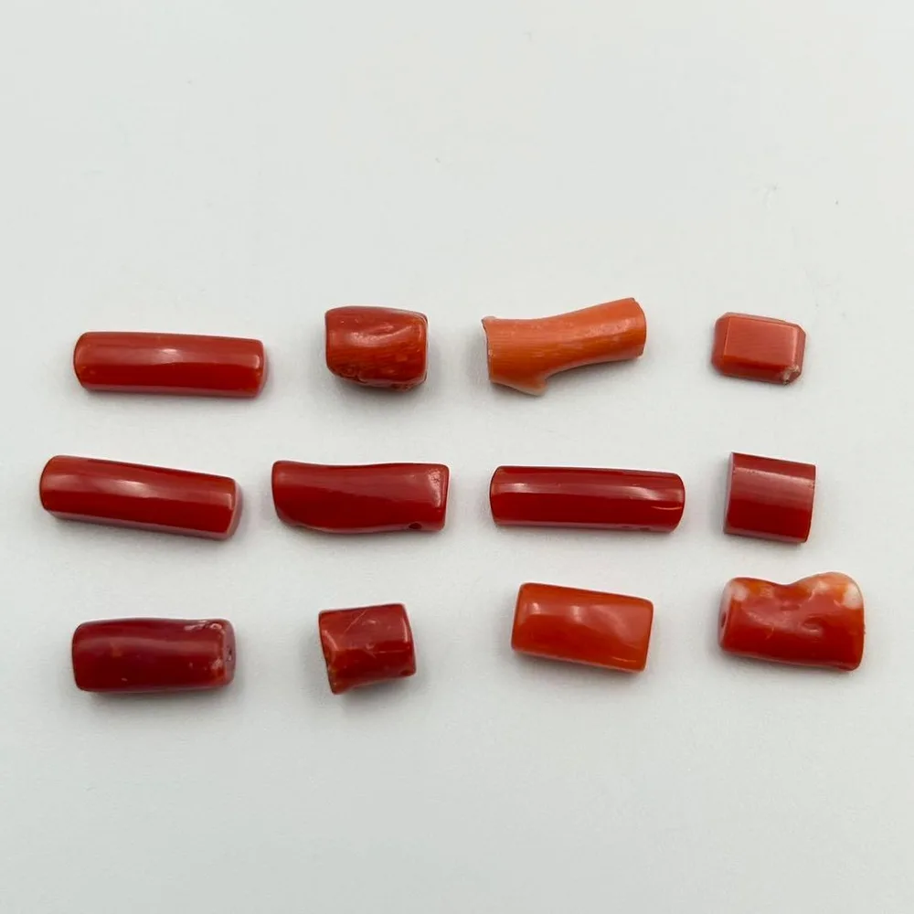 国産 天然 本珊瑚 ルース 6.0g. 赤珊瑚 血赤珊瑚 コーラル さんご 大9