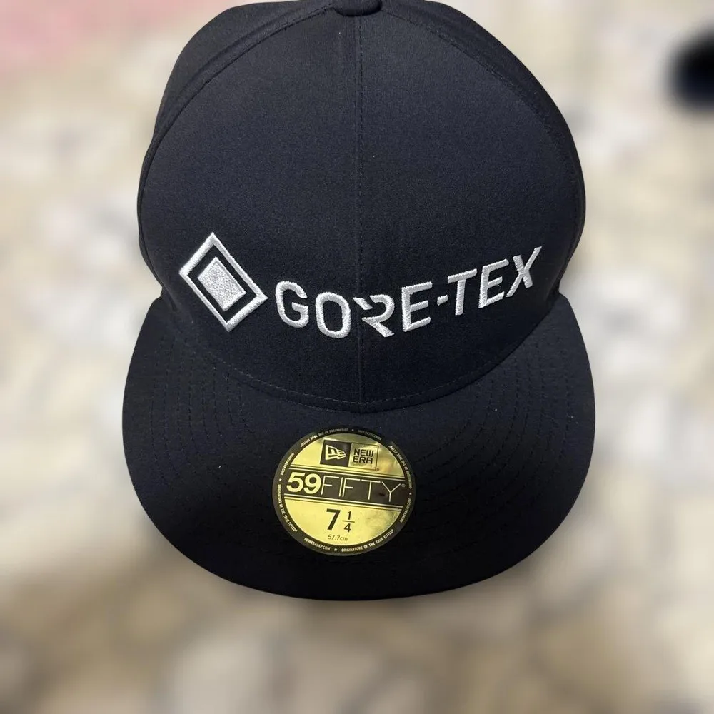 ニューエラ 59FIFTY ゴアテックス ロゴ キャップ 7 1/4ブラック