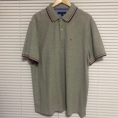 Tommy Hilfiger ポロシャツ グレー XL