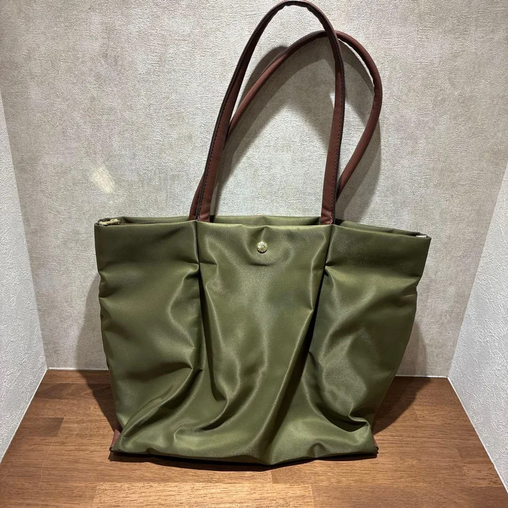 レディース トートバッグ カーキ