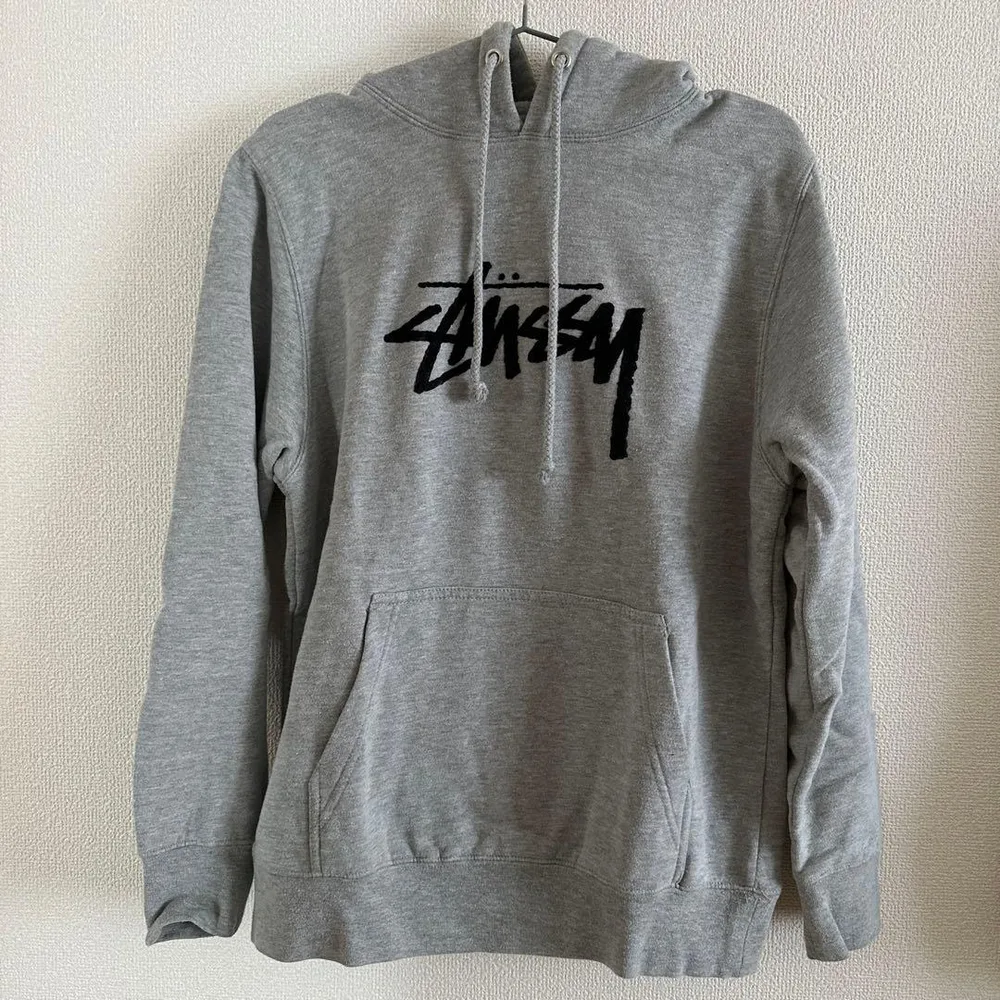 Stussy パーカー プルオーバー グレー