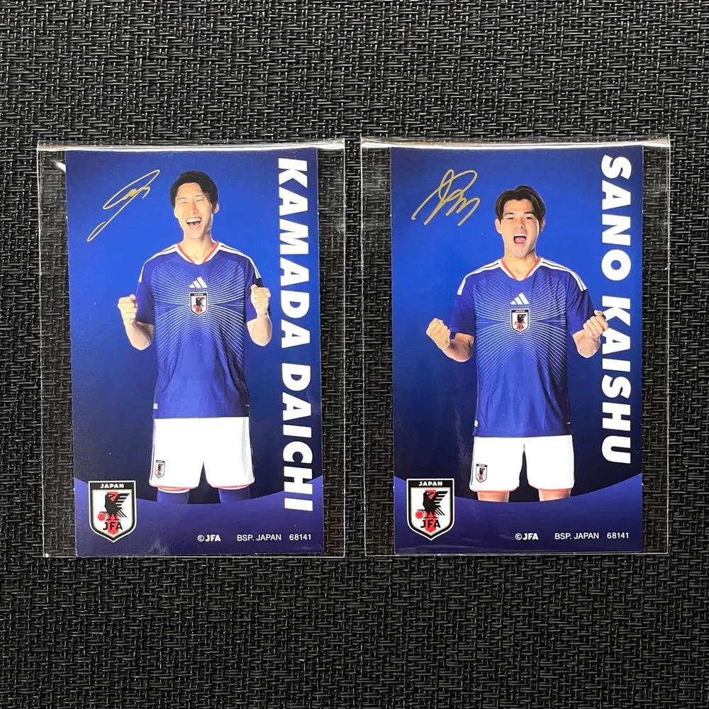 サッカー日本代表 一番くじ ステッカー 鎌田 佐野