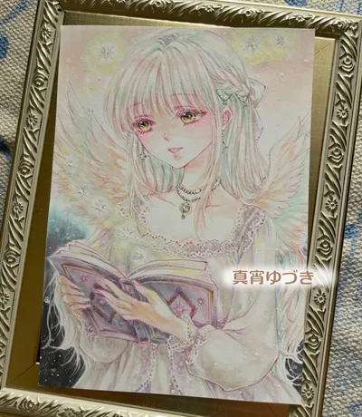手描きイラスト アナログイラスト 額付き原画