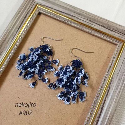 レース ピアス #902