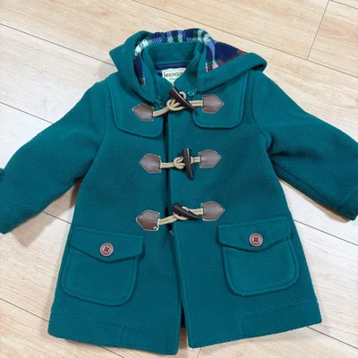 MIKI HOUSE ダッフルコート グリーン キッズ 90