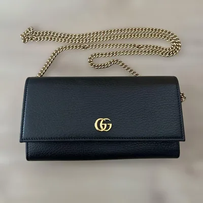 グッチ GUCCI インターロッキングG チェーンウォレット