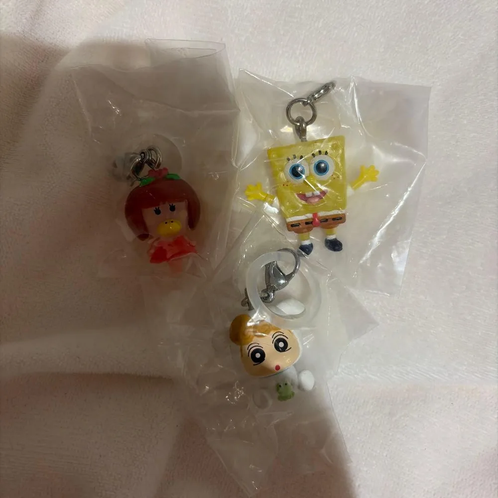 スポンジボブ・はなかっぱ・クレヨンしんちゃんめじるしアクセサリー