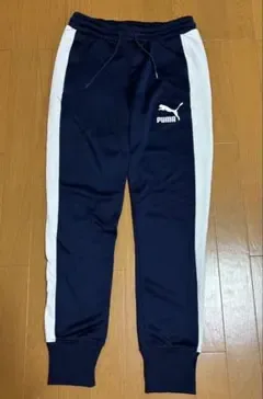 PUMA ジャージパンツ ネイビー
