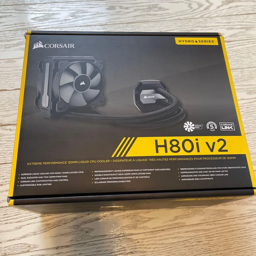 CORSAIR H80i v2 簡易水冷 CPUクーラー 元箱付き