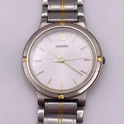 不動品 SEIKO セッション メンズ 腕時計 コンビカラー 防水 ヴィンテージ