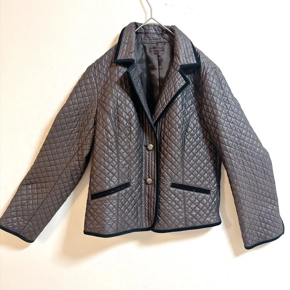 美品✨TRANS WORK トランスワーク キルティングジャケット 大きいサイズ