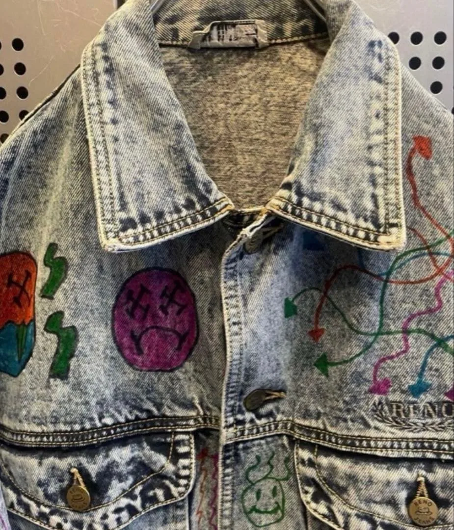 古着 ヴィンテージ vintage ジャケット ケミカルジャケット リメイク