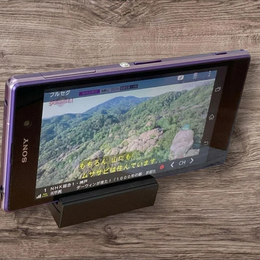 xperia パープル フルセグ FMラジオ対応 b-11