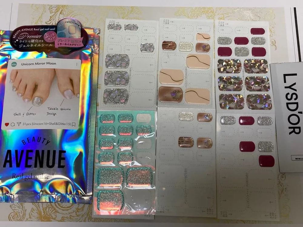 BEAUTY AVENUE ジェルネイルシール フット用まとめ売り