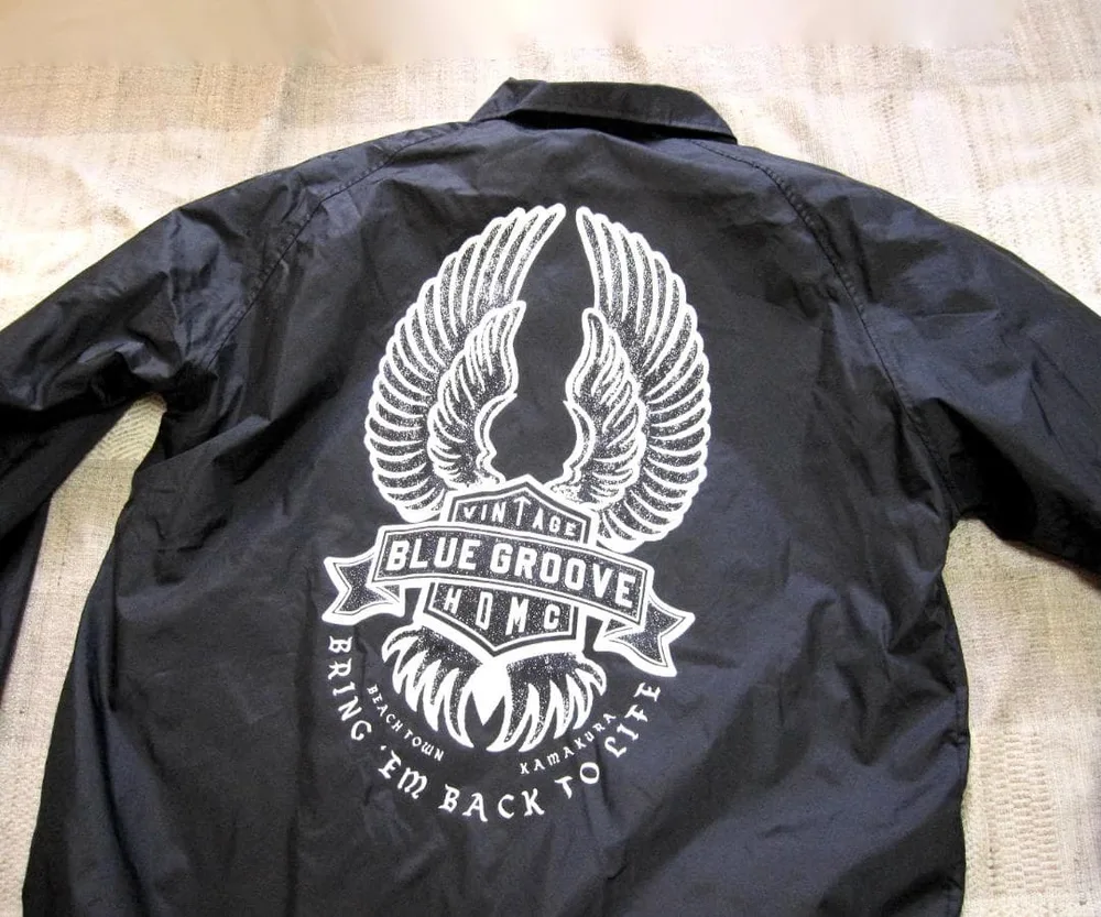 【極美品】BLUE GROOVE コーチジャケット ブラック S