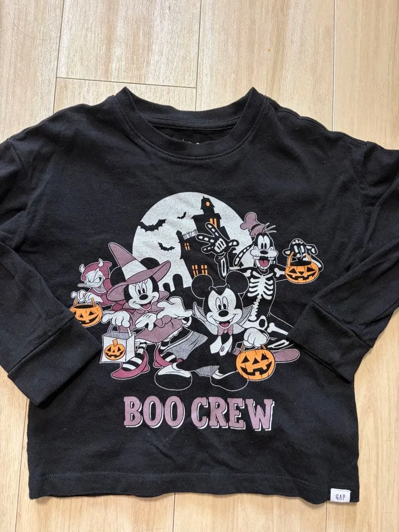 gap ディズニー ロンT ハロウィン 100cm