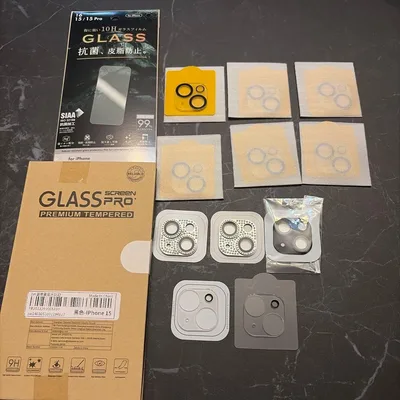 iPhone15 液晶フィルム プライバシーフィルム カメラ保護レンズ