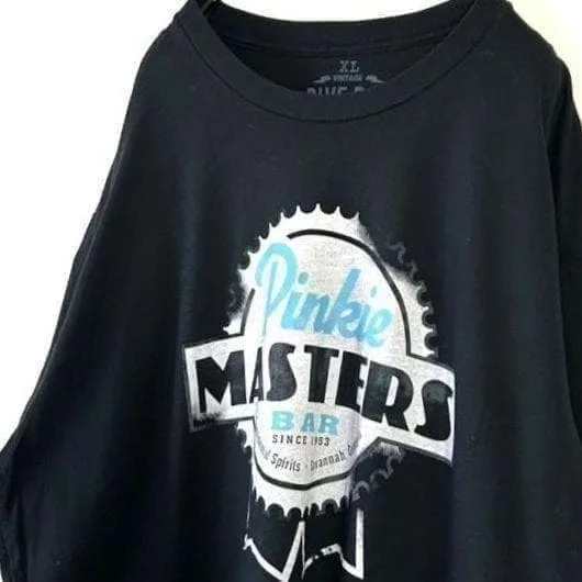 ダイブバー ピンキー MASTERS Tシャツ XL ブラック 黒 古着