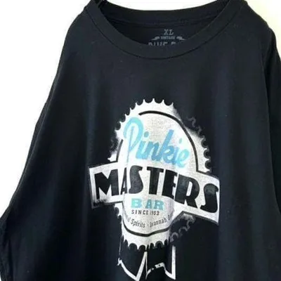 ダイブバー ピンキー MASTERS Tシャツ XL ブラック 黒 古着