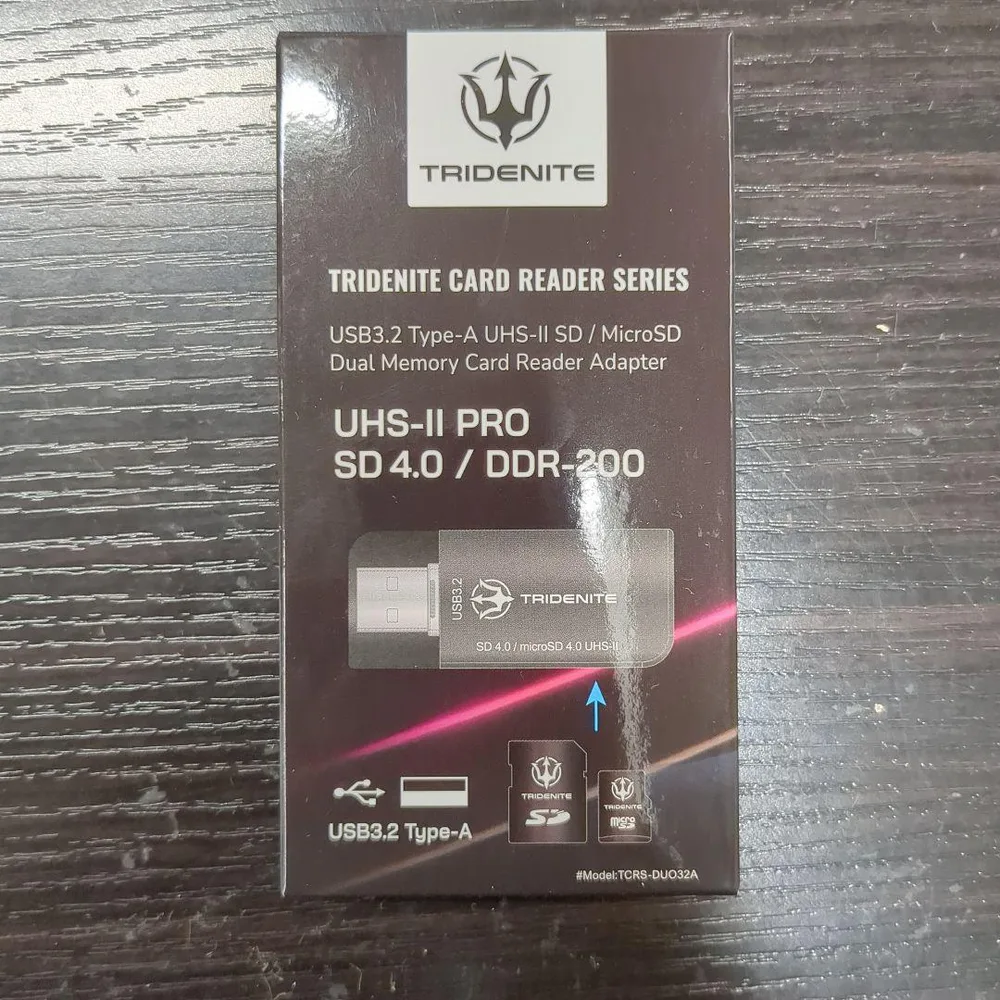 新品★TRIDENITE USB3.2 SD/MicroSD カードリーダー