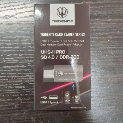 新品★TRIDENITE USB3.2 SD/MicroSD カードリーダー