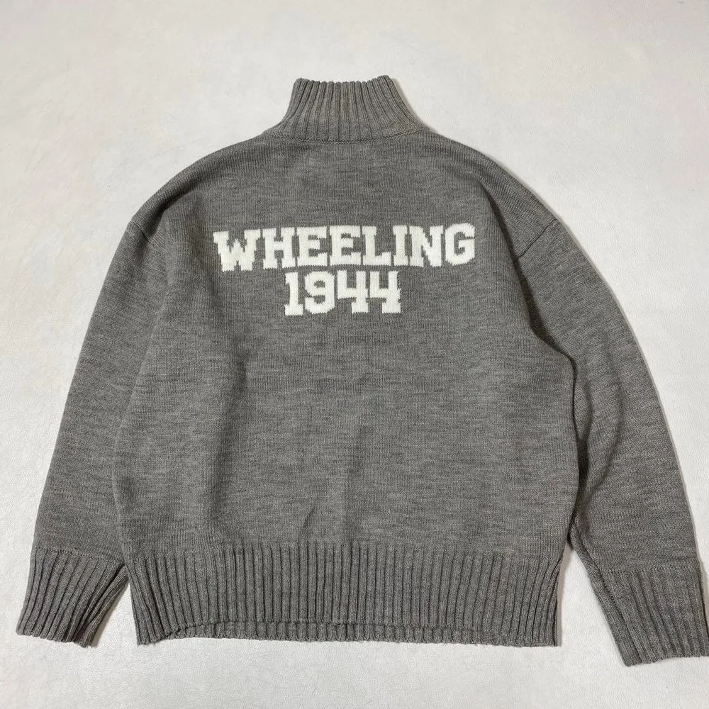 LOGAN Knitting Mills 別注 ハーフジップニットプルオーバー