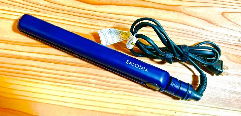 SALONIA サロニア ストレートアイロン 24mm ネイビー