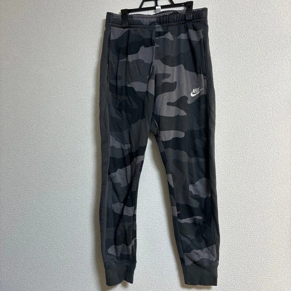 NIKE スウェットパンツ 迷彩 カモフラ グレー Sサイズ