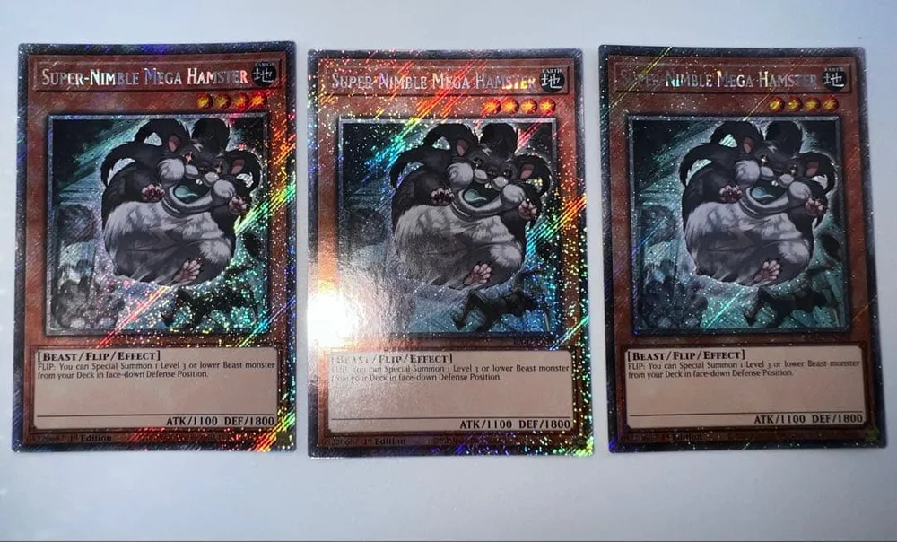 素早い ビッグハムスター 1st プラチナムシークレット 英語 遊戯王