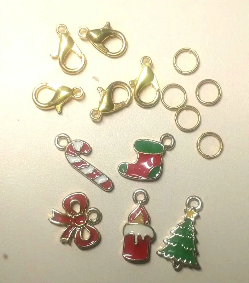 クリスマス チャーム パーツセット ハンドメイド