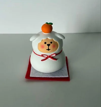 デコレ concombre コンコンブル 正月 ひつじ鏡餅