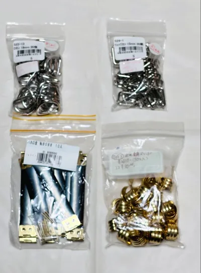 手芸用金具 まとめ売り Dカン リュックカン バネ口金 止め金具
