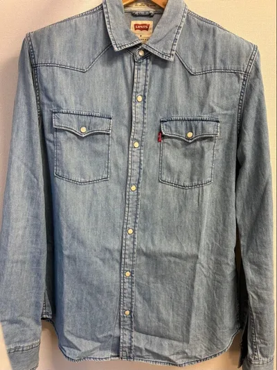 Levi's リーバイス メンズ デニムシャツ Mライトブルー