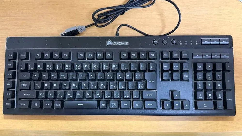 CORSAIR K55 RGB ゲーミングキーボード 日本語配列