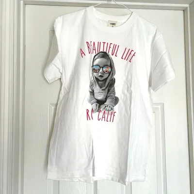 roial フォトプリント 半袖Tシャツ ホワイト サーフ トップス 白