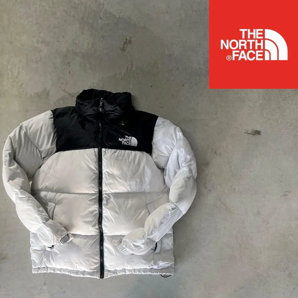 THE NORTH FACE ヌプシ ダウンジャケット ホワイト メンズM相当